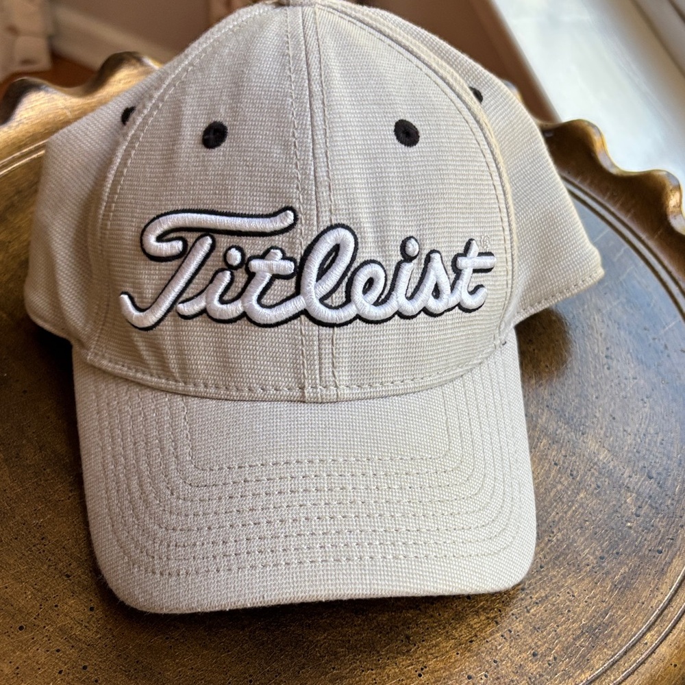 Titleist Khaki Cap with Black Embroidery